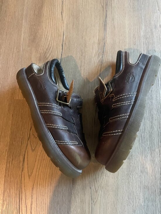 Dr. Martens Shoes Mens 10 Fisherman Sandals Summer Leather 8332 Vintage Y2K! main image 9